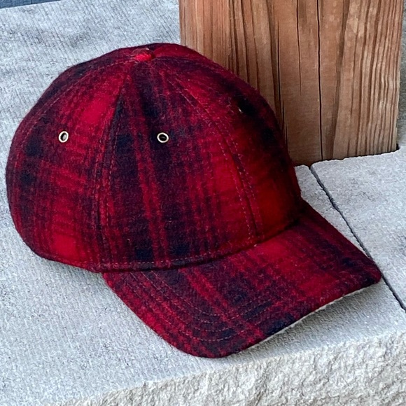 Woolrich Other - Woolrich Wool Plaid Adjustable Insulated Baseball Hat Cap One Size Fits Most